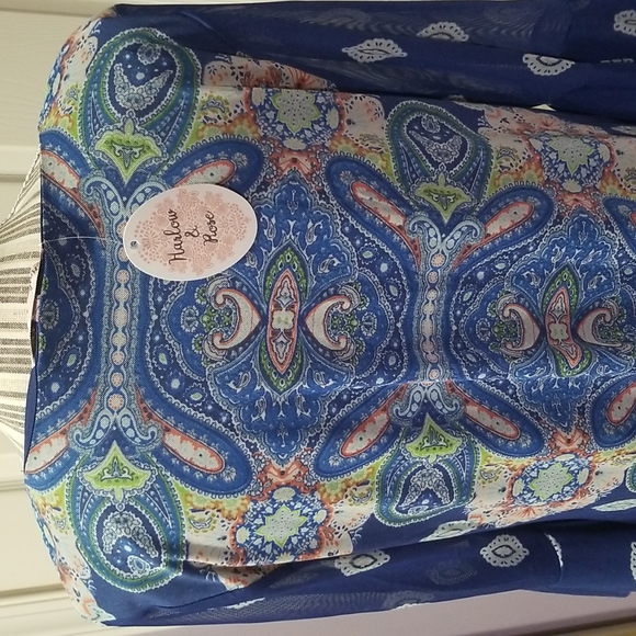 Harlow & Rose V neckline ,Ruffles sleeves  Tulle dress Size XL - Picture 7 of 12